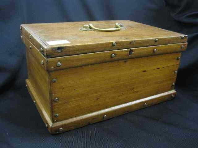 Appraisal: Victorian Document Box brass handle '' x '' x ''