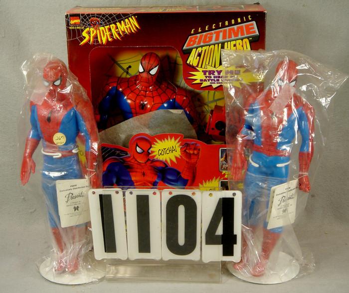 Appraisal: Lot of Spiderman Action Figures made by presents and made