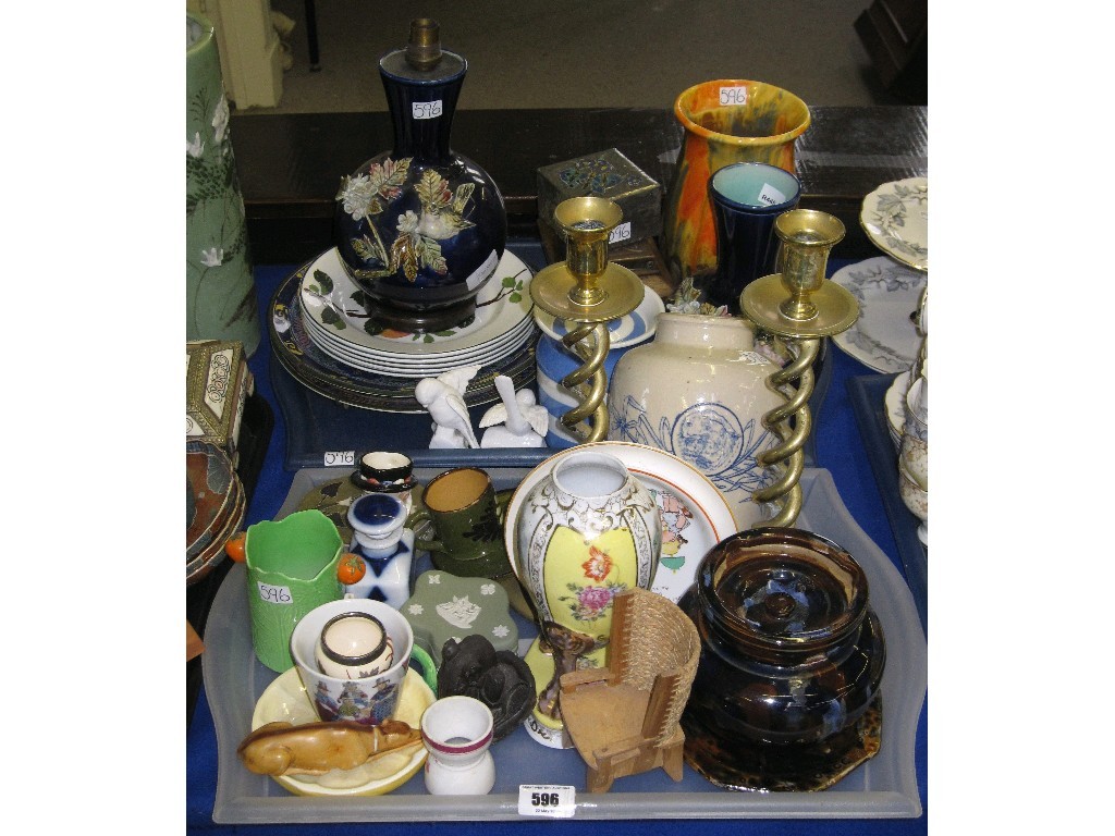 Appraisal: Lot comprising two trays of assorted ceramics etc - Wedgwood