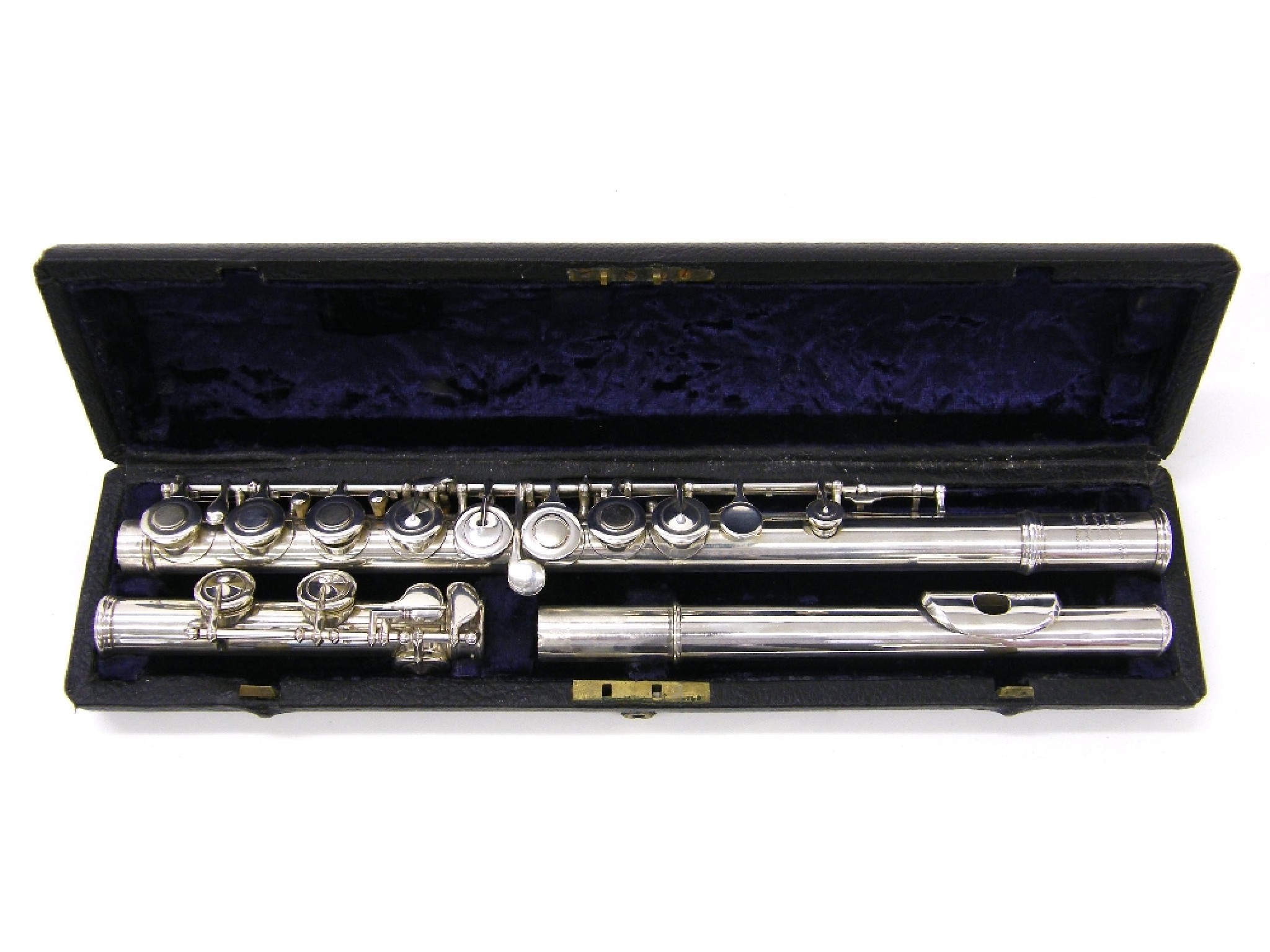 Appraisal: Good Rudall Carte Co Boehm System Rockstro model silver flute