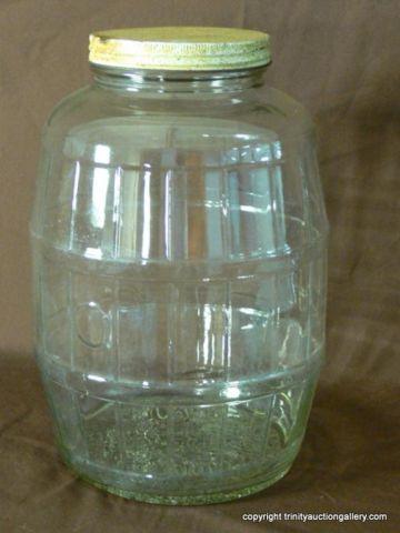 Appraisal: Extra Large Vintage Pickle Barrel Design Jar Lid - Store