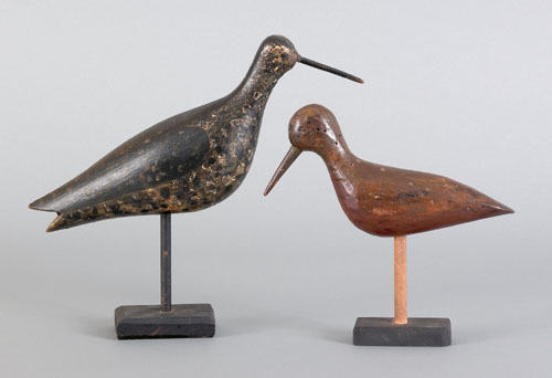 Appraisal: Massachusetts yellowlegs shore bird decoy late th c l together