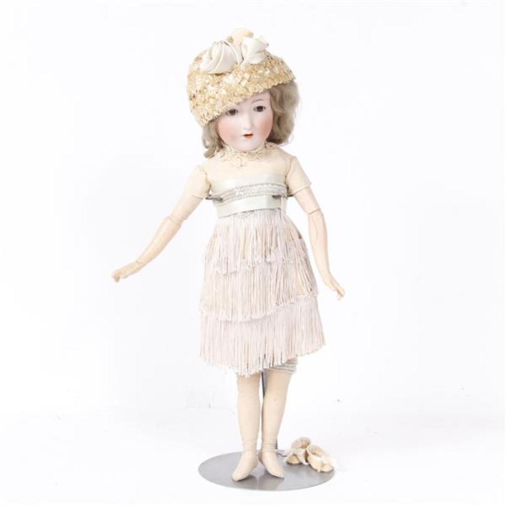 Appraisal: ARMAND MARSEILLE GERMAN BISQUE SOCKET HEAD 'FLAPPER' CHARACTER CHILD DOLL