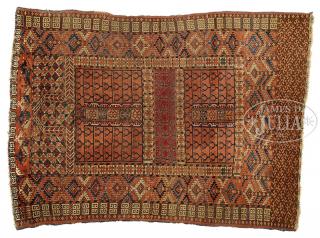 Appraisal: KACHLI ORIENTAL RUG Late th early th century Afghanistan The