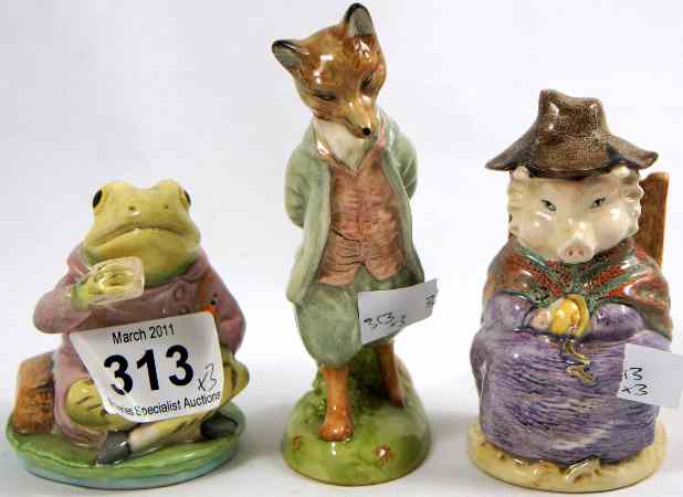 Appraisal: Beswick Beatrix Potter Foxy Whiskered Gentleman BP a Jeremy Fisher