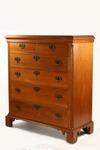 Appraisal: CHEST OF DRAWERS - Pine two over four drawer Chippendale