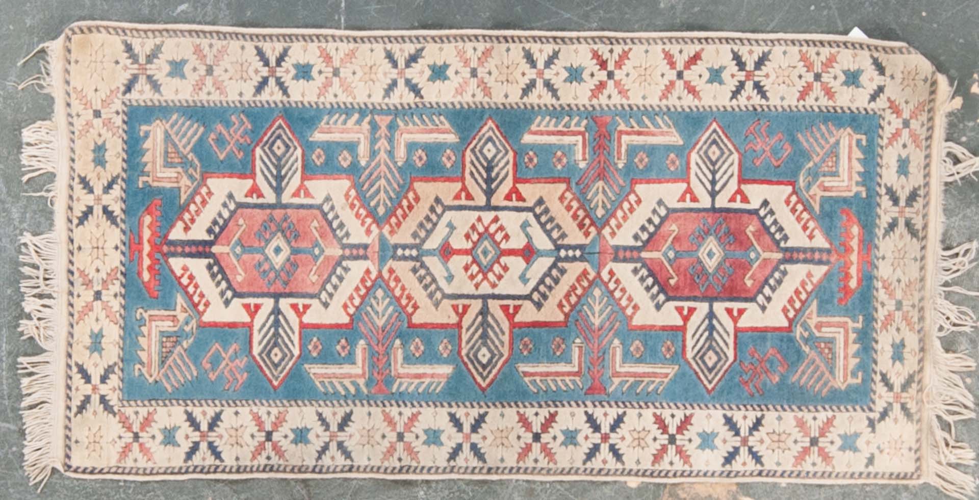 Appraisal: Turkish Tribal rug approx x Turkey circa