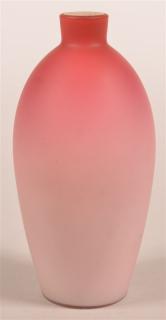 Appraisal: Cased Peachblow Art Glass Vase - h