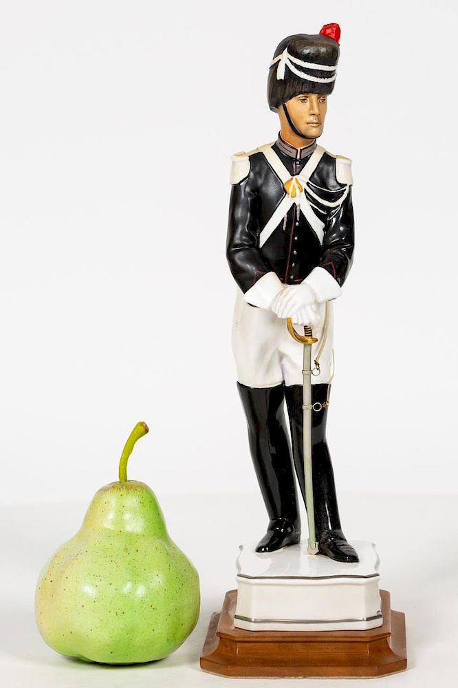 Appraisal: Royal Worcester Papal Gendarme w Base Royal Worcester English founded