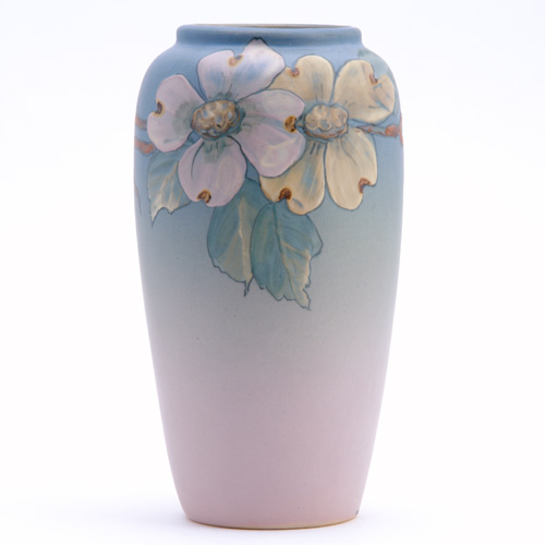 Appraisal: WELLER Hudson vase painted by Ruth Axline with a branch