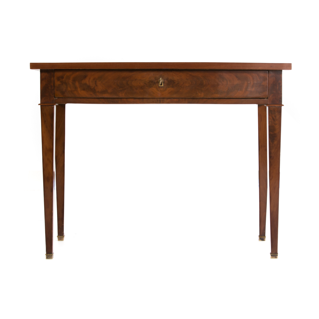 Appraisal: Italian Neoclassical mahogany table a' ecrire early th century rectangular