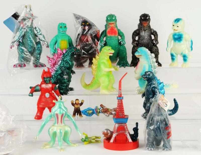 Appraisal: Large Lot of Soft Vinyl Figures Description Includes red Ultra