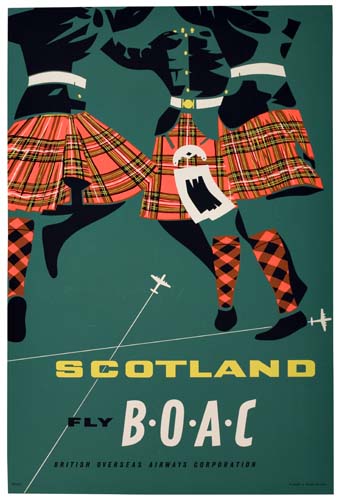 Appraisal: ANONYMOUS SCOTLAND FLY BOAC x inches Condition A- abrasions in