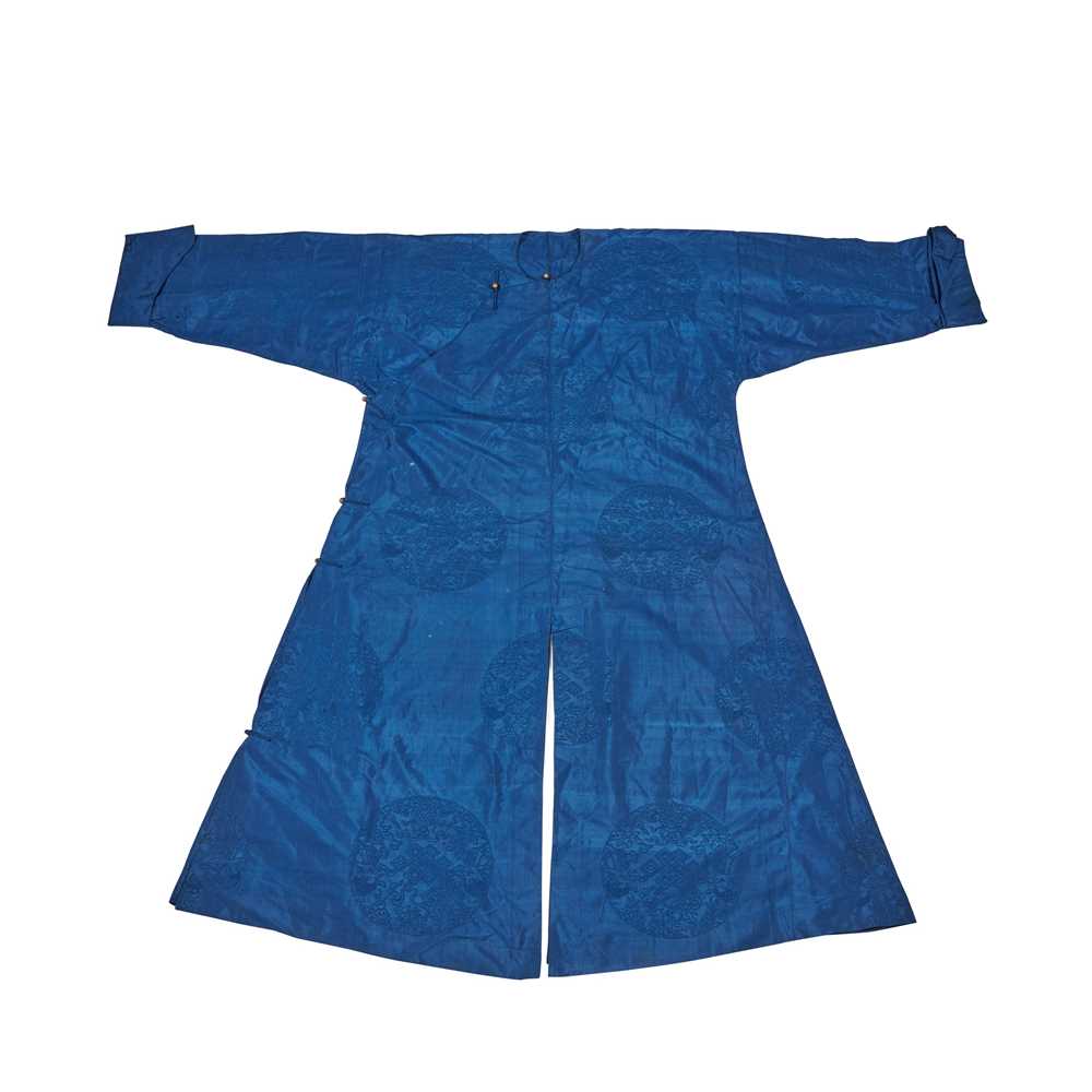 Appraisal: COLLECTION OF TWELVE CHINESE COSTUMES comprising a blue long robe