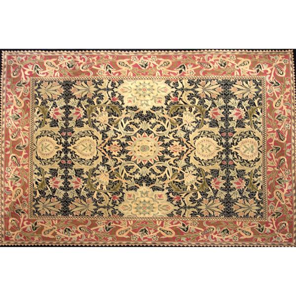 Appraisal: WILLIAM MORRIS STYLE Two contemporary room-size carpets one with floral