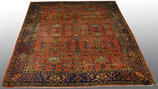 Appraisal: MAHAL CARPET Persia circa feet x feet inches Condition damaged