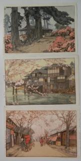 Appraisal: Hiroshi Yoshida woodblock Hiroshi Yoshida Japanese - - ''Avenue of