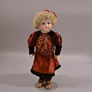 Appraisal: B b Schmitt Fils Bisque Head Doll B b Schmitt