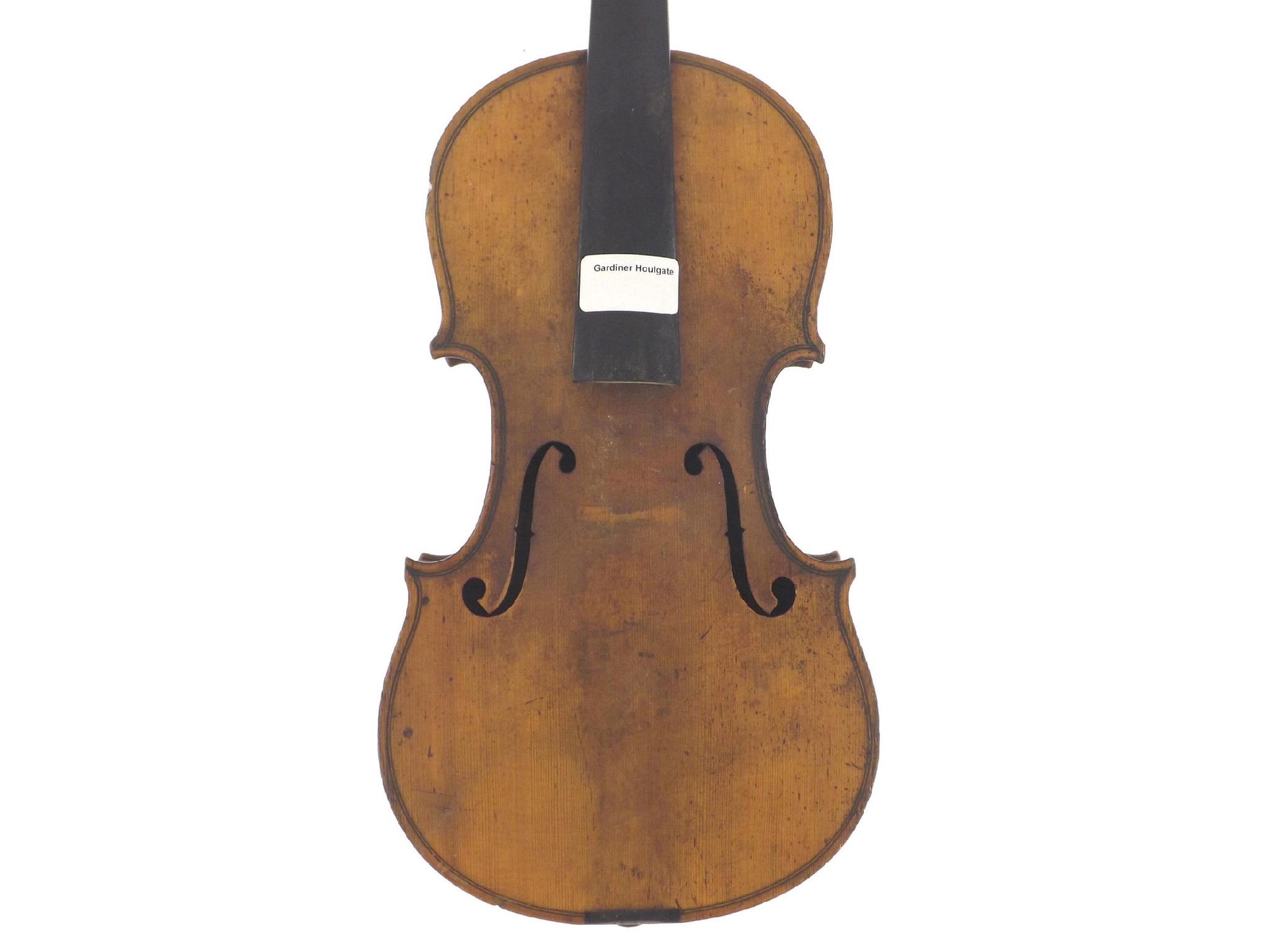 Appraisal: Bohemian seven-eighth size violin circa cm