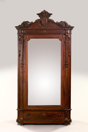 Appraisal: American Renaissance Revival Rosewood Armoire third quarter th century the