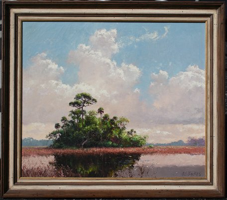 Appraisal: BACKUS Albert ''Bean'' E American - Florida River Scene OIL