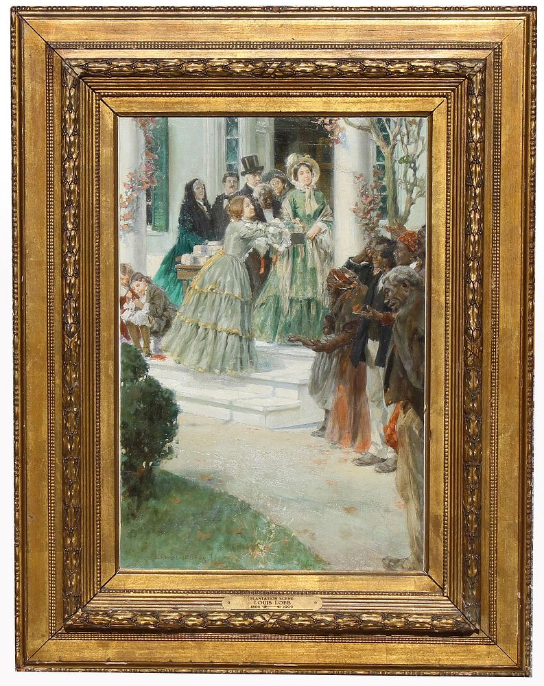 Appraisal: Louis Loeb - Plantation Scene Louis Loeb New York New