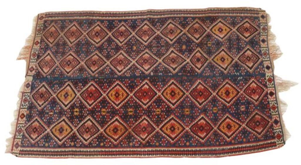 Appraisal: Hand-tied Shilaki Kilim joined at center approx ' l '