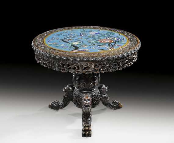 Appraisal: ROUND SIDE TABLE China th century D cm H cm