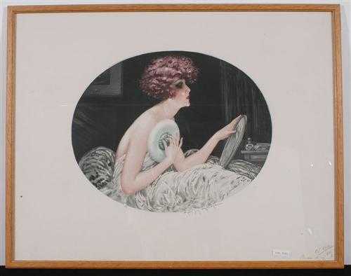 Appraisal: MILLI RE MAURICE Le Havre - Lot of two engravings