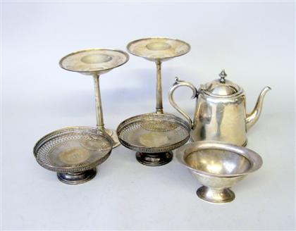 Appraisal: Group of American sterling silver tablewares th th century