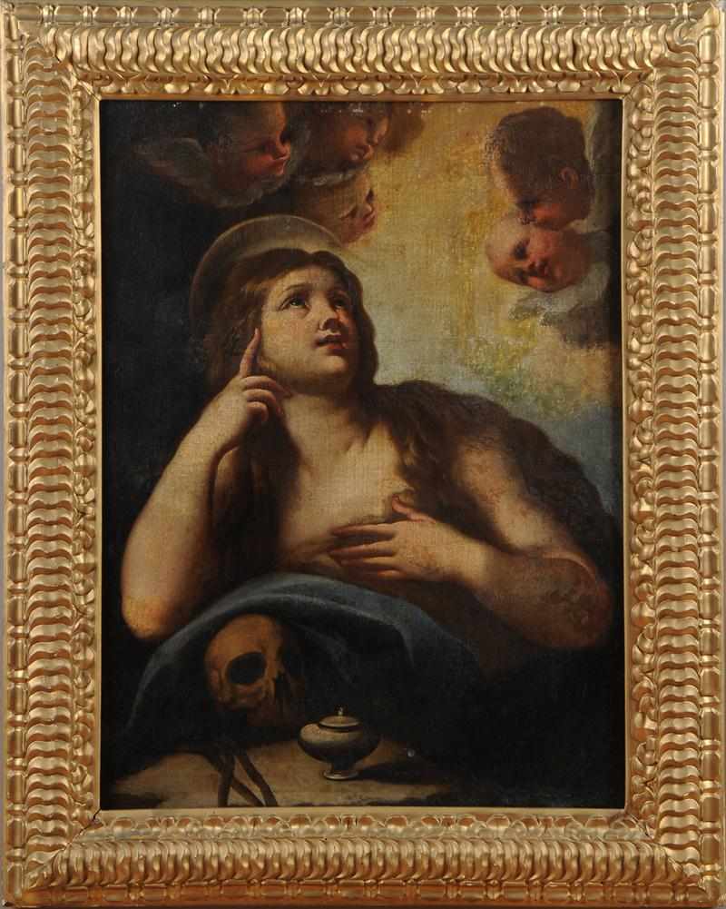 Appraisal: FOLLOWER OF LUCA GIORDANO MARY MAGDALENE x in sight x