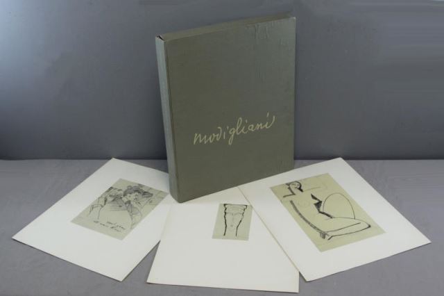 Appraisal: MODIGLIANI Amadeo Portfolio Forty-five Drawingsby Modigliani New York Grove Press