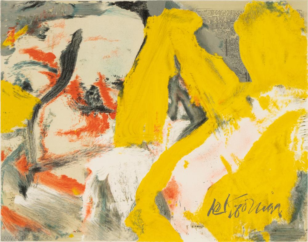 Appraisal: WILLEM DE KOONING - Man and the Big Blonde lithograph