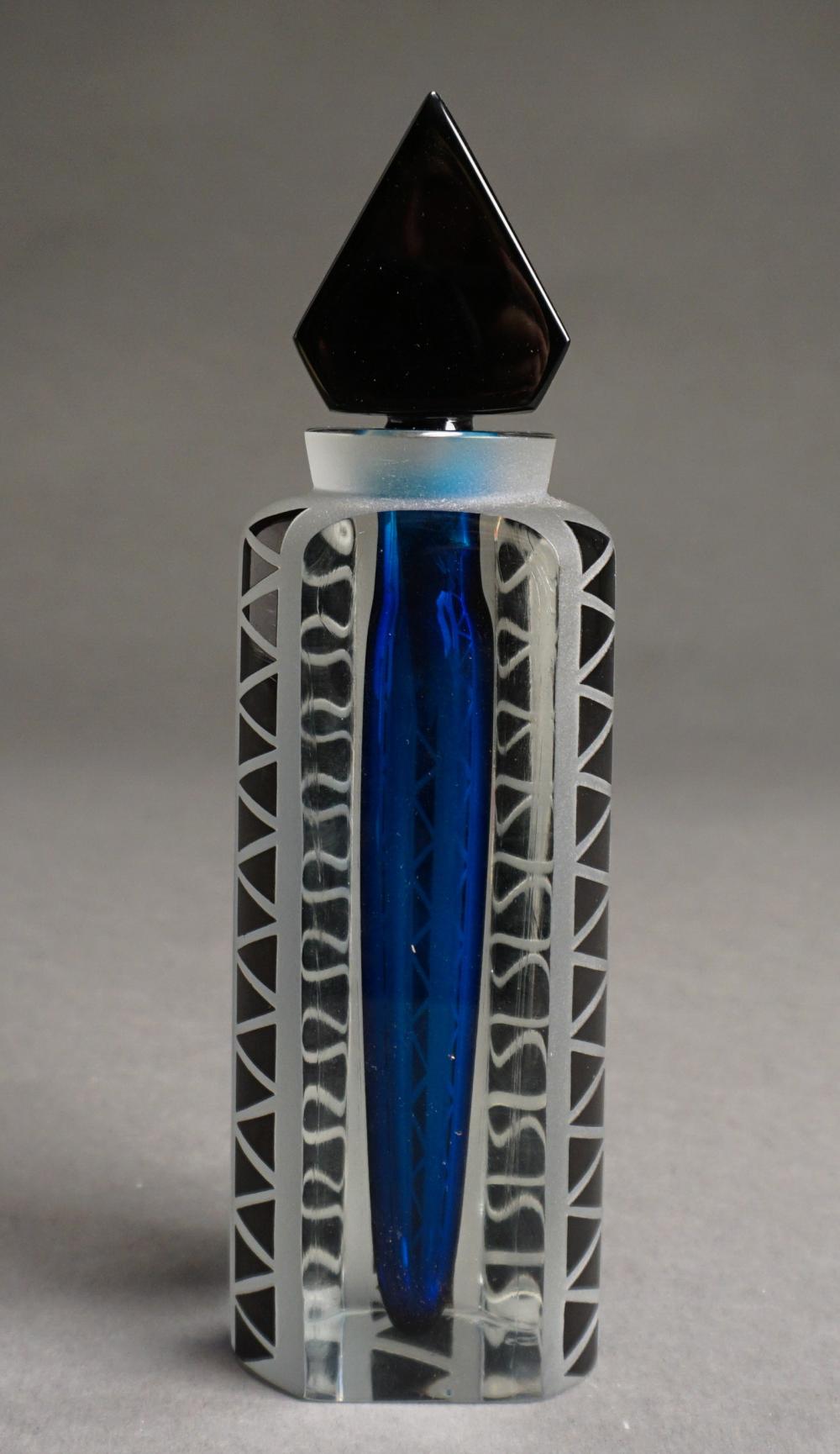 Appraisal: Contemporary Crystal Art Glass Perfume Signed Limited Edition H in