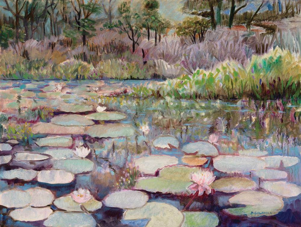 Appraisal: Dorothy Jurisich Coleman American New Orleans - Lush Landscape with