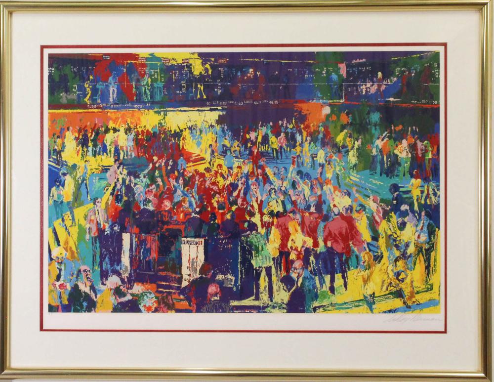 Appraisal: LEROY NEIMAN New York born serigraph Chicago Board of Trade