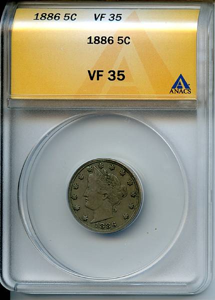 Appraisal: C VF ANACS One of the semi-key dates from this