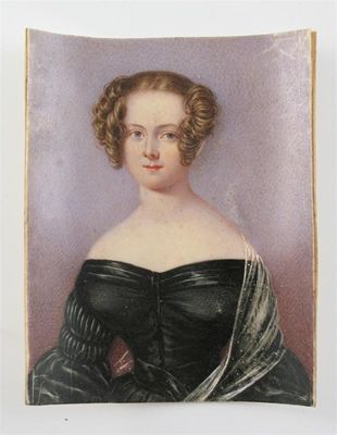 Appraisal: English School late th Century Portrait of a Lady and