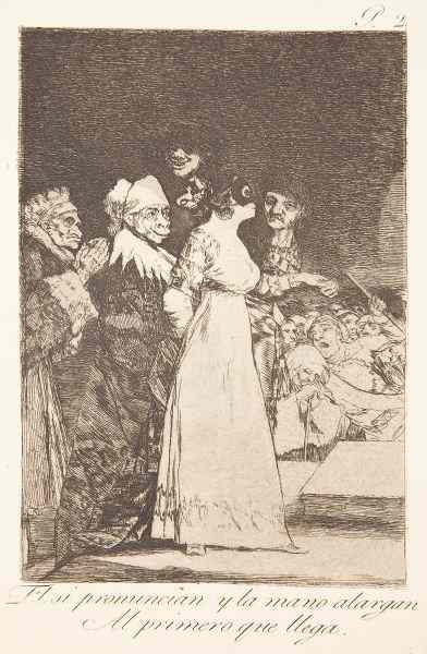 Appraisal: Twelve Plates from ''Los Caprichos'' by Goya Spanish - etchings