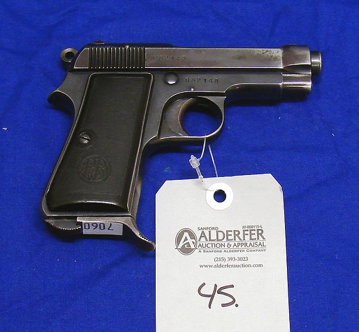 Appraisal: Beretta Model semi-automatic pistol Cal bbl SN Blued finish with