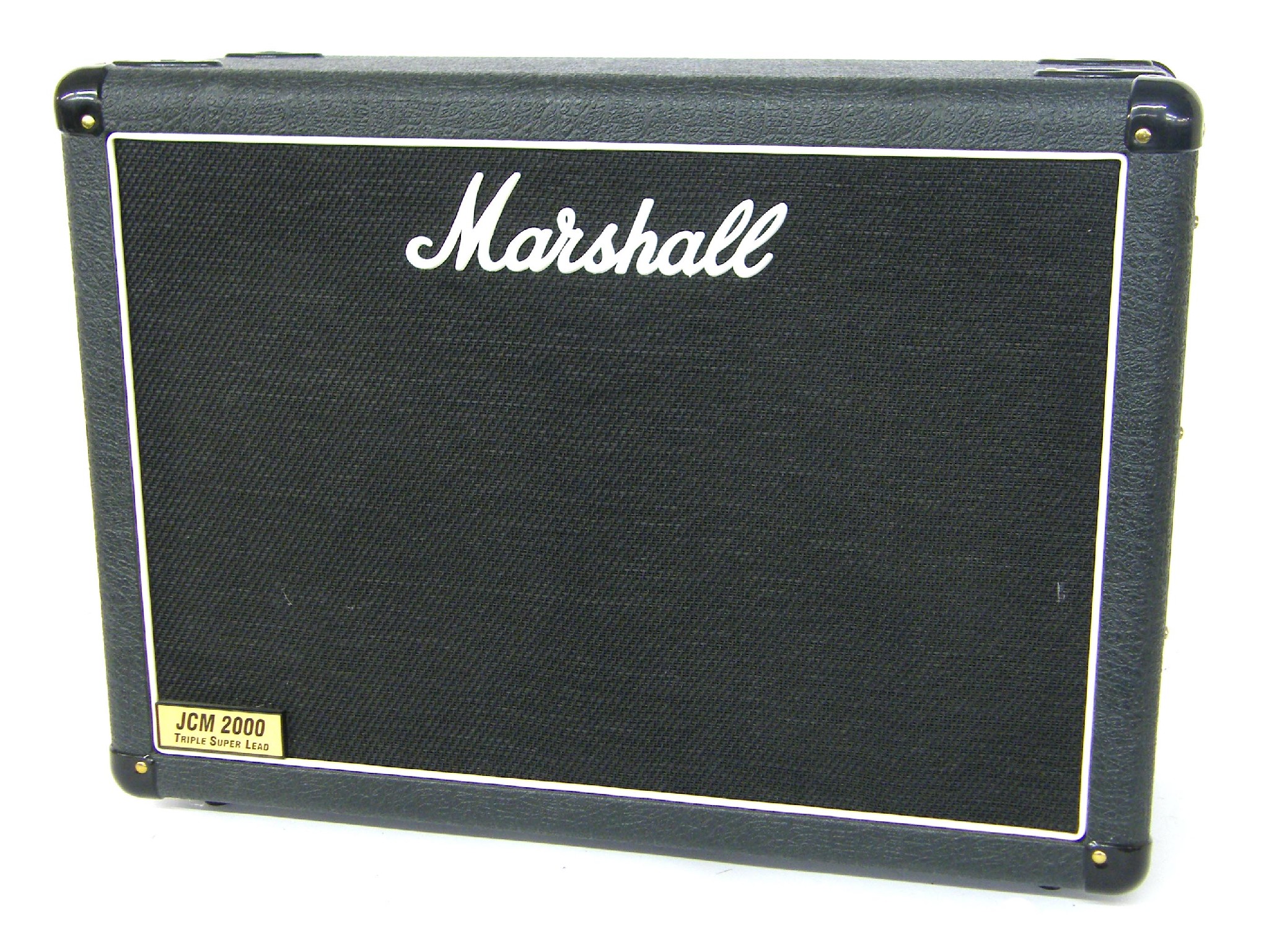 Appraisal: Marshall JCM Triple Super Lead twin speaker amplifier cabinet appears