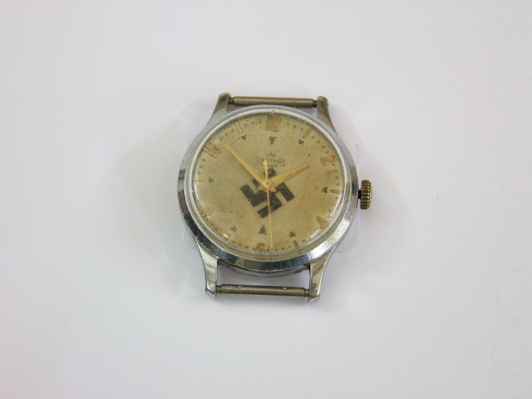 Appraisal: An unusual th Century British wristwatch The dial detailing manufacturers