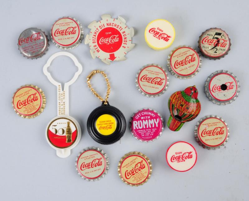 Appraisal: Lot Of Coca-Cola Bottle Caps Includes a few other assorted