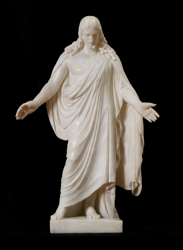 Appraisal: BAZZANTI Pietro Italian - Full Length Portrait of Jesus Christ