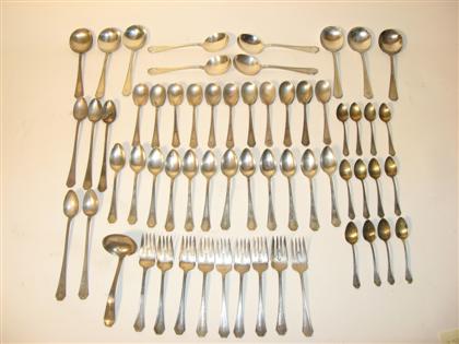 Appraisal: G Dominick and Haff 'Fairfax' pattern sterling silver partial flatware