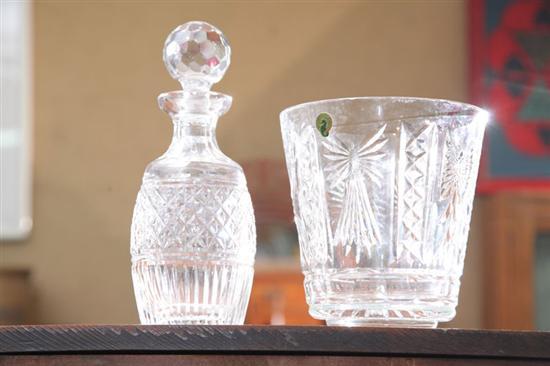 Appraisal: TWO PIECES OF WATERFORD CRYSTAL Decanter with a ball stopper