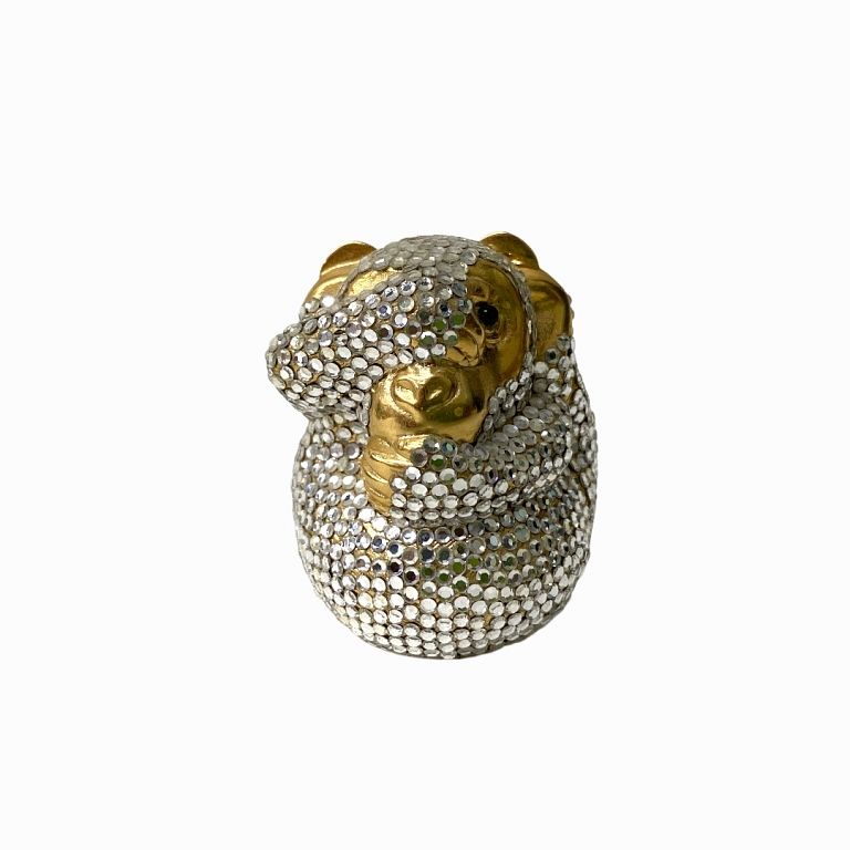 Appraisal: Judith Leiber Pill Box Monkey Judith Leiber Pill Box Monkey