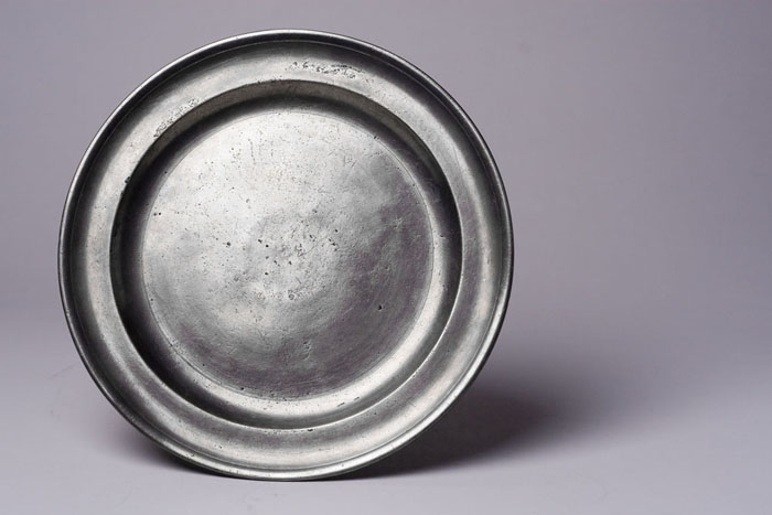 Appraisal: PEWTER PLATE THOMAS BADGER - Boston Massachusetts circa - Maker's