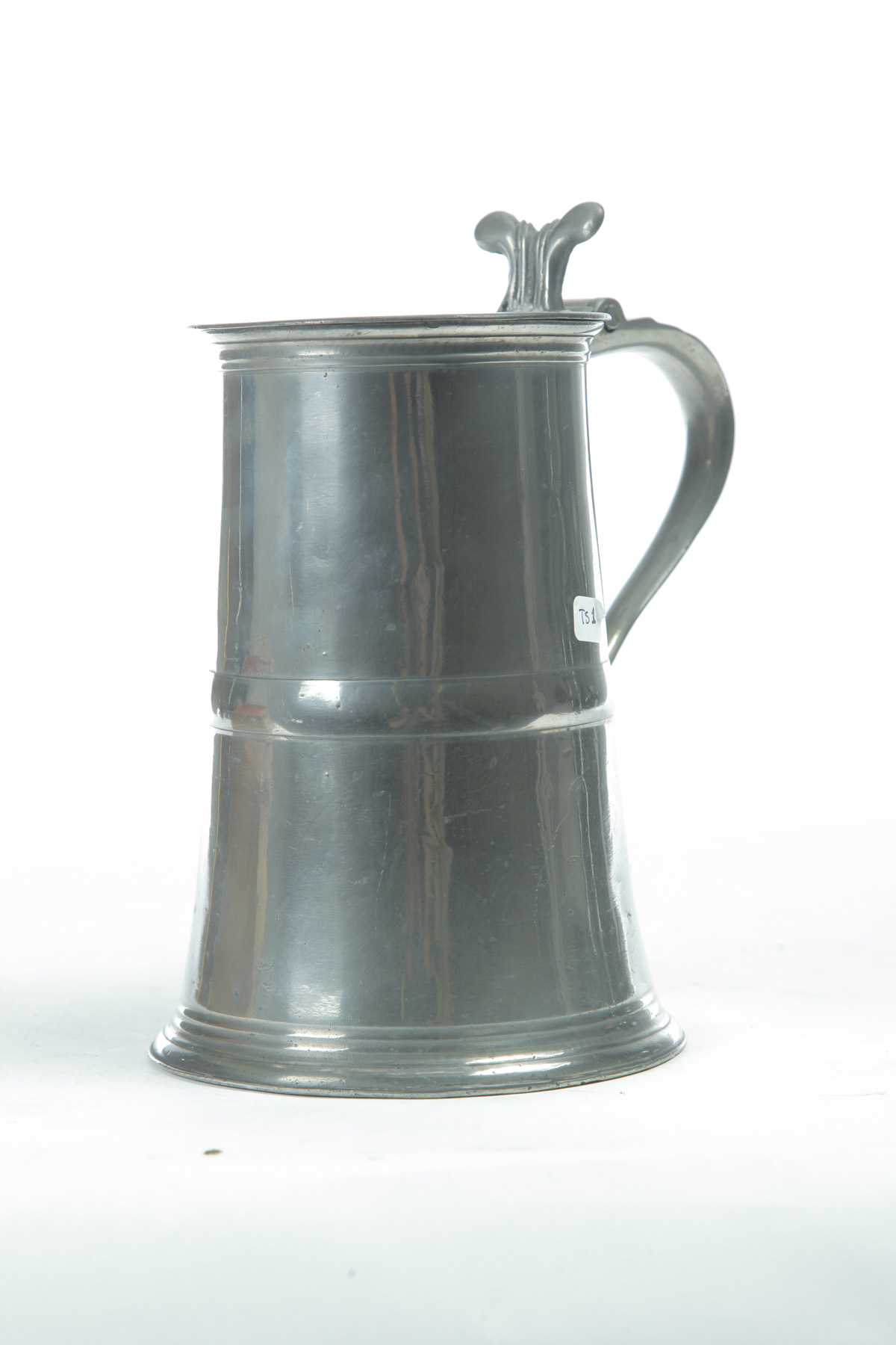 Appraisal: SCOTTISH PEWTER TANKARD Late th century Attributed to Stephen Maxwell