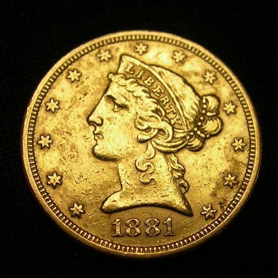 Appraisal: gold coin AUA but lightly cleaned